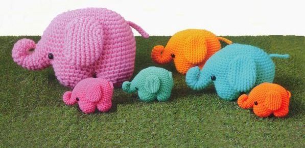 【ケナナニッターズ】ゾウ 象 アフリカンスクエアー / ケナナKENANA KNITTERS オーガニック