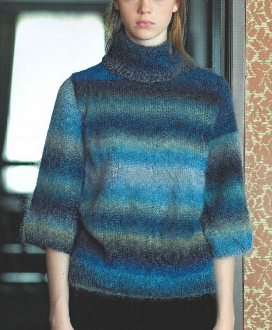 極細段染モヘア2本どりのセーター: 毛糸まつりのジオログ