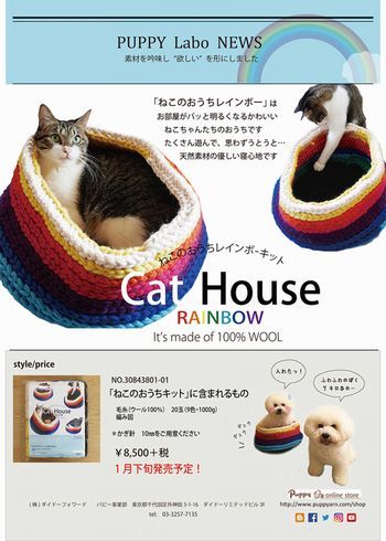 ねこのおうちレインボーキット: 毛糸まつりのジオログ